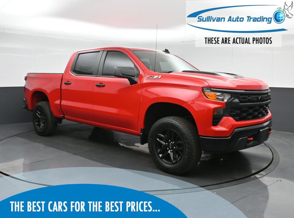 2022 Chevrolet Silverado 1500 Custom Trail Boss, photo 1 of 58